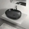 Mensola Porta Lavabo Grigio Nuvola per Lavabi da Appoggio da 80 cm