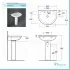 Scheda Lavabo con colonna 65 x 51 x 85 cm