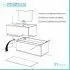 Arredo Bagno Sospeso Grigio Pastello 90x47 cm con Specchio Feridras - 10