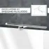 Faretto specchio bagno L. 50 cm 4000k installabile su specchio a filo lucido