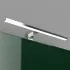 Lampada a led bagno L. 50 cm luce naturale 4000K in abs cromato