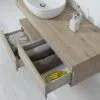 Cassettiera su Ruote in Nobilitato Melaminico Colore Rovere di Bordeaux Feridras - 7