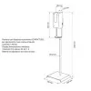 Dispenser Gel Igienizzante con Piantana