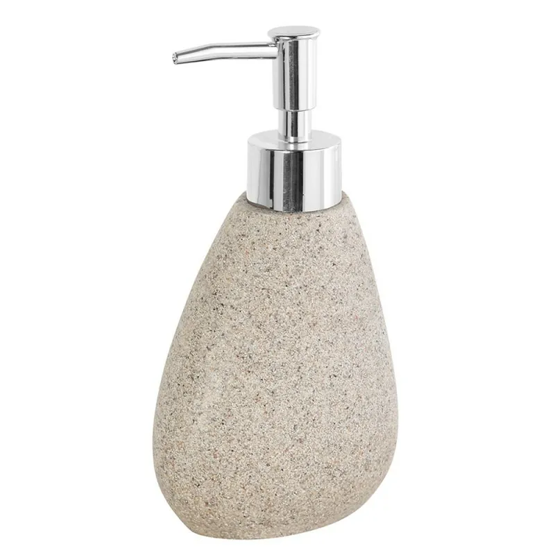 Dispenser Sapone Da Appoggio in Poliresina Effetto Pietra Dispenser Sapone Da Appoggio in Poliresina Effetto Pietra