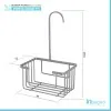 Mensola per Saliscendi Doccia 1 Ripiano con Gancio Silver Antiruggine Inbagno - 3