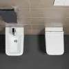 Sanitari a terra Rimless serie Malaga WC + Bidet + Copriwc Softclose Inbagno - 5