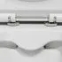 Sanitari a terra Rimless serie Malaga WC + Bidet + Copriwc Softclose Inbagno - 8