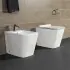 Copriwater Bianco Serie Malaga per WC Filomuro