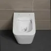 Vaso sospeso RIMLESS serie Malaga Bianco Lucido in Ceramica