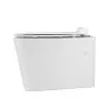 coppia sanitari sospesi RIMLESS serie Malaga Bianco Lucido in Ceramica