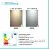 Specchio filolucido a Led Reversibile 100x60 cm con Lampada LED Inclusa